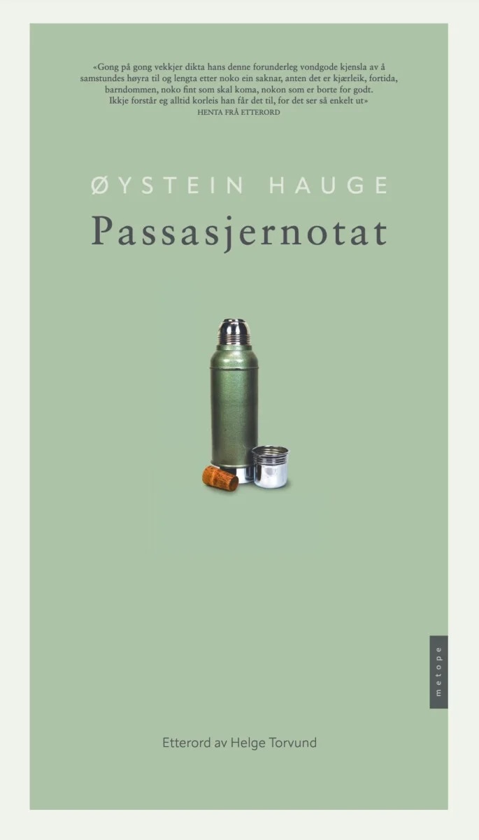 Passasjernotat, diktsamling av Øystein Hauge