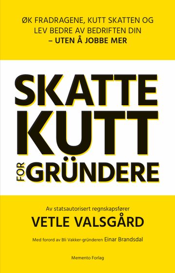 Skattekutt for gründere - Vetle Valsgård