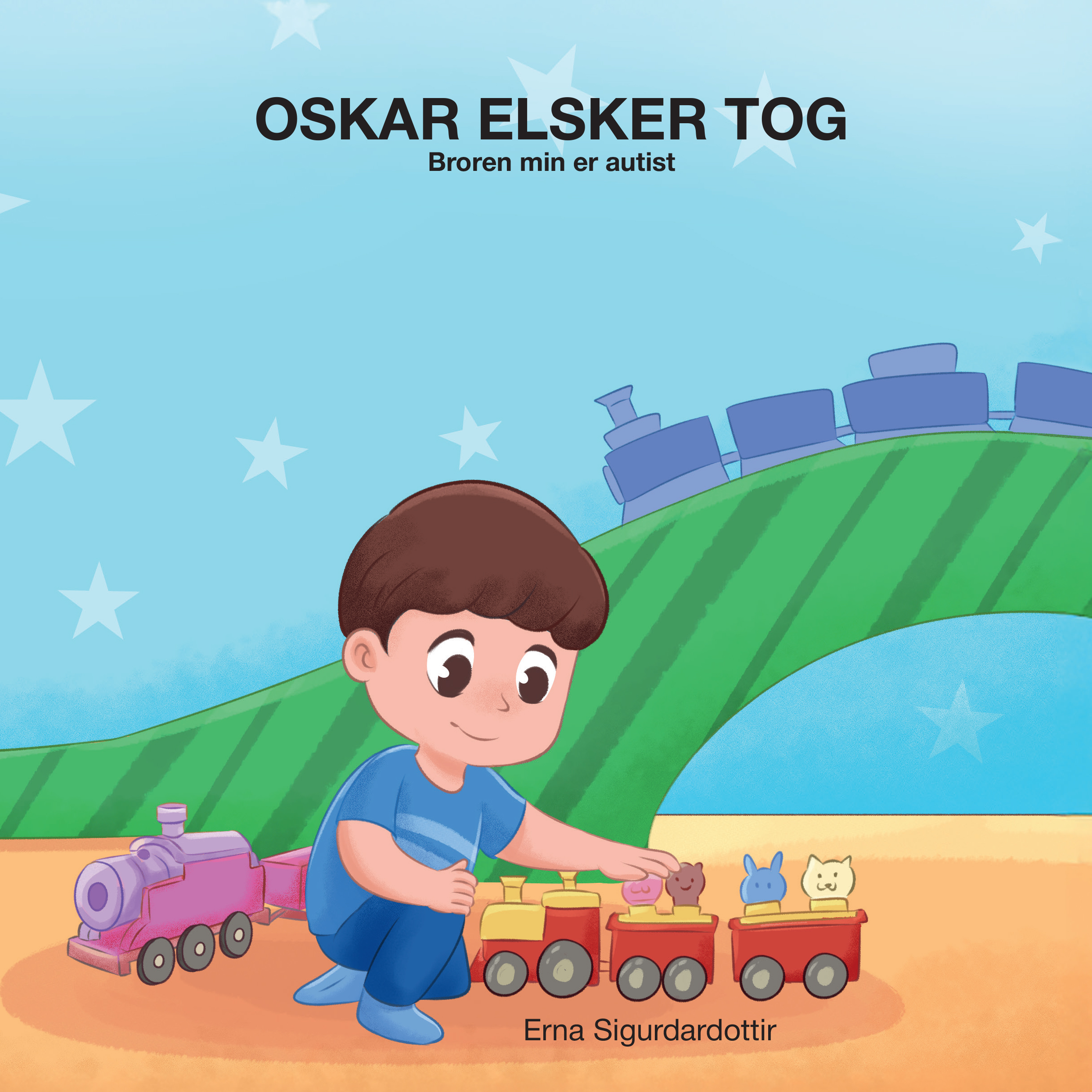 Oskar elsker tog - Erna Sigurðardóttir